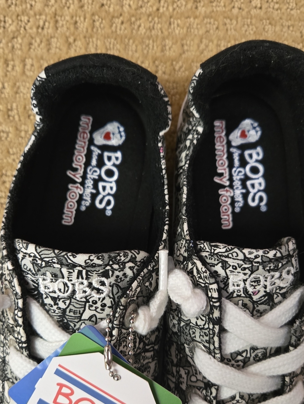 Skechers BOBS Purr Party - Cat Sneakers (SIZE 7) - Picture 3 of 7